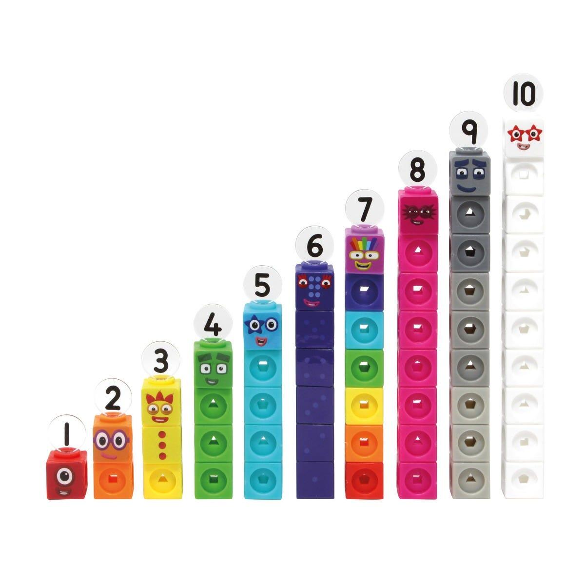 MathLink®Cubes Numberblocks in engleza Set de activitati de la 1 - 10 [5]