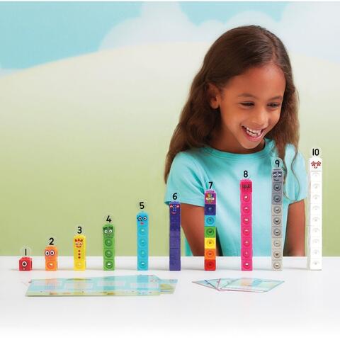 Learning Resources MathLink®Cubes Numberblocks in engleza Set de activitati de la 1 - 10
