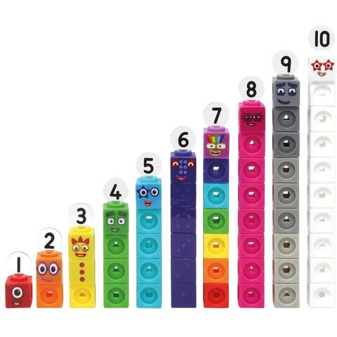 Learning Resources MathLink®Cubes Numberblocks in engleza Set de activitati de la 1 - 10