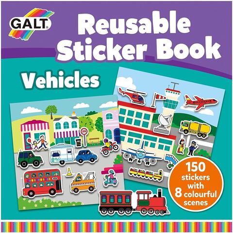 Galt Cartea mea cu stickere - Vehicule