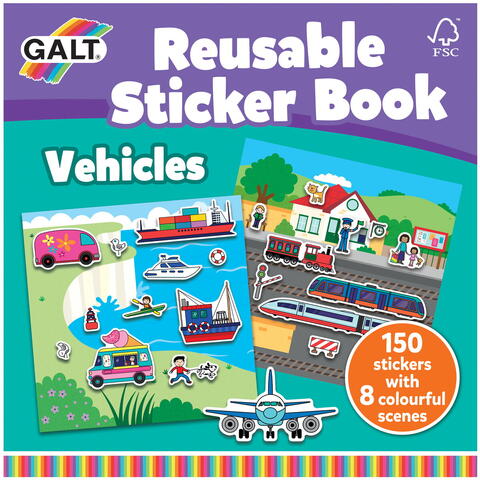 Galt Cartea mea cu stickere - Vehicule