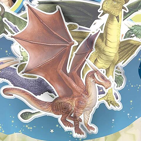 Brainstorm Set reflectorizant - Dragoni si stele