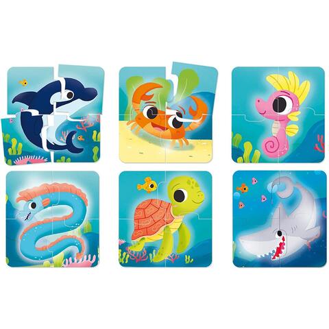 LISCIANI Puzzle - Animalute din mare
