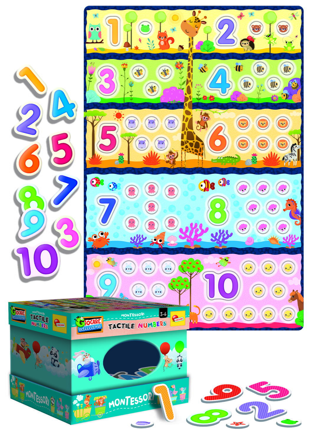 Joc tactil Montessori - Numaram si ne distram [1]
