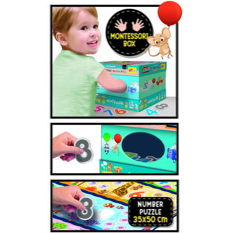 LISCIANI Joc tactil Montessori - Numaram si ne distram