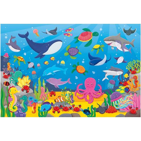 Galt Puzzle Podea: Numaram animalute marine (30 piese)