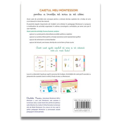 DPH Caietul meu Montessori pentru a invata sa scriu si sa citesc