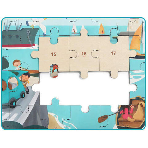 Topbright Puzzle din lemn - Vaporas RESIGILAT