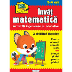 Scoala acasa - Invat matematica 3-4 ani