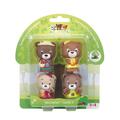 Klorofil Set figurine - Familia de ursuleti Browny