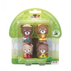 Set figurine - Familia de ursuleti Browny