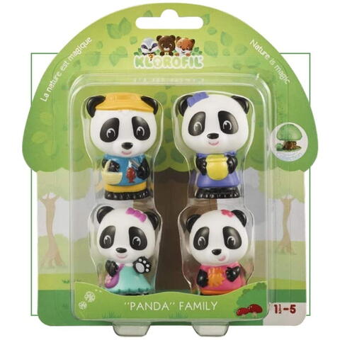 Klorofil Set figurine - Familia de ursuleti Panda