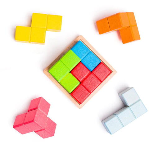BIGJIGS Toys Joc de logica - Cub 3D
