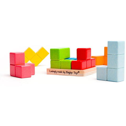 BIGJIGS Toys Joc de logica - Cub 3D