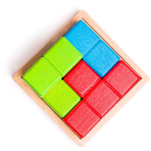 BIGJIGS Toys Joc de logica - Cub 3D
