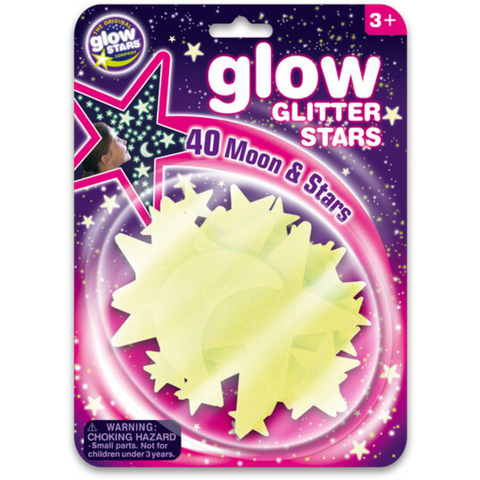 Brainstorm Set reflectorizant cu sclipici - Stelute
