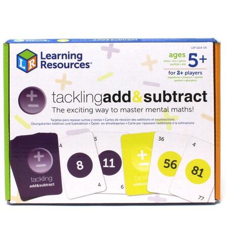 Learning Resources Joc de carti - Exersam adunarea si scaderea