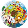 BIGJIGS Toys Puzzle de podea 360° - Anotimpurile