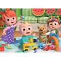 LISCIANI Puzzle de colorat maxi - O zi insorita cu Cocomelon (24 piese)