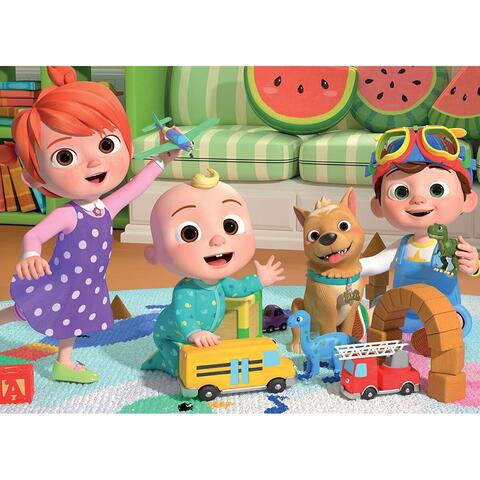 LISCIANI Puzzle de colorat maxi - O zi insorita cu Cocomelon (24 piese)