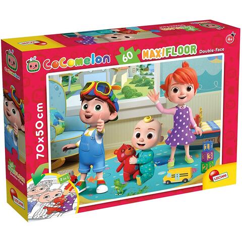 LISCIANI Puzzle de colorat maxi - Cocomelon si ursuletul (60 piese)