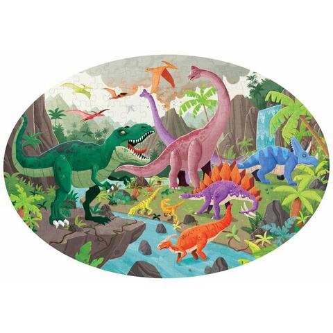 Sassi Cunoaste, invata si exploreaza -  Puzzle Dinozauri (205 piese)