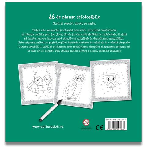 DPH MA JOC SI INVAT NUMERELE - 46 de planse refolosibile + o carioca