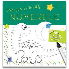 MA JOC SI INVAT NUMERELE - 46 de planse refolosibile + o carioca
