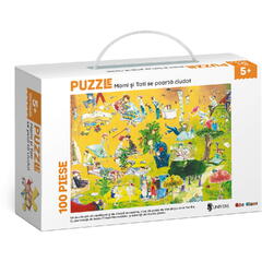 Puzzle - Mami si tati se poarta ciudat (100 piese)