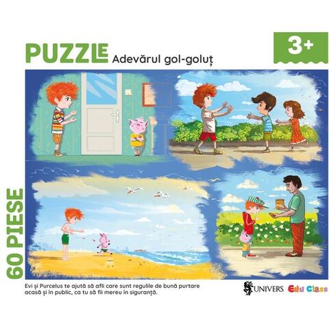 EDU CLASS Puzzle - Adevarul gol-golut (60 piese)