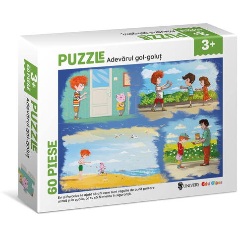 EDU CLASS Puzzle - Adevarul gol-golut (60 piese)