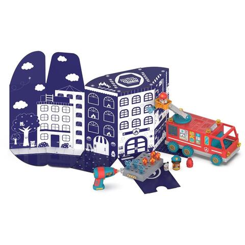 Educational Insights Bormasina Magica - Camionul pompierilor