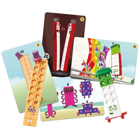 Learning Resources MathLink®Cubes Numberblocks in engleza Set de activitati de la 11 - 20