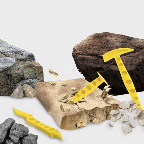 LISCIANI Experimentele micului geniu - Kit paleontologie mamut