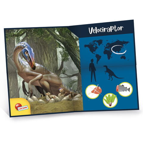 LISCIANI Experimentele micului geniu - Kit paleontologie Velociraptor