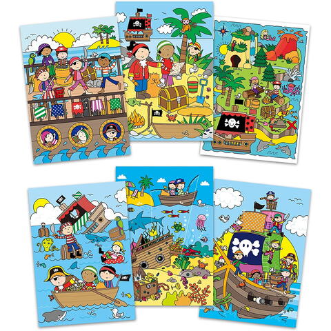 Galt Water Magic: Carte de colorat Pirati