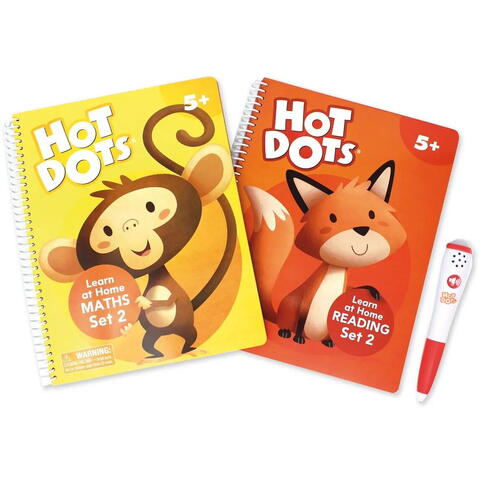 Educational Insights Set Hot Dots® - calculez si citesc in lb engleza (set 2)