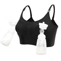 Sutien 2 in1 - Alaptare si sustinere pompa san (negru)