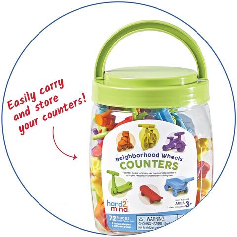 Hand2Mind Set sortat si numarat - Vehiculele mele
