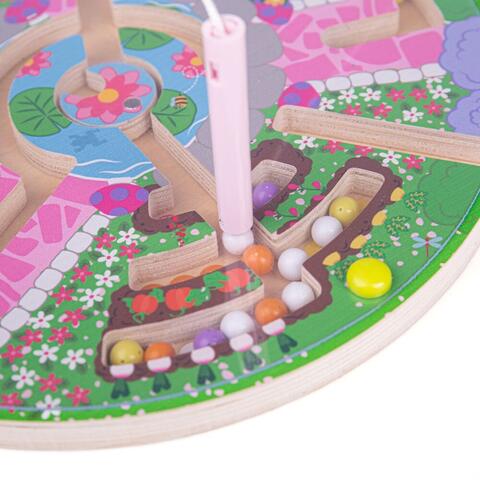 BIGJIGS Toys Puzzle labirint - In gradina