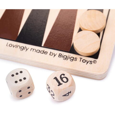 BIGJIGS Toys Joc table din lemn