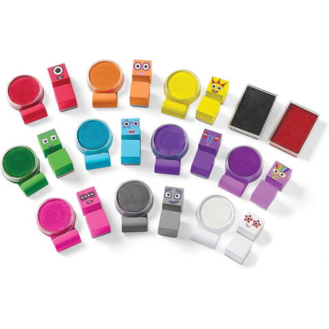 Hand2Mind Set activitati cu stampile - Numberblocks
