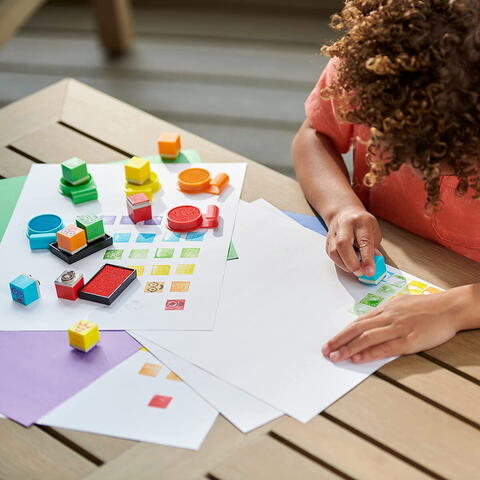Hand2Mind Set activitati cu stampile - Numberblocks