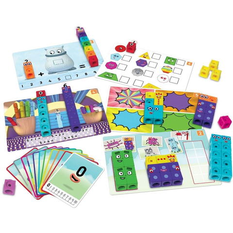 Learning Resources MathLink®Cubes Numberblocks in romana - Set de activitati de la 1 - 10