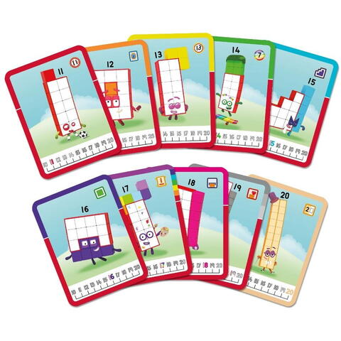 Learning Resources MathLink®Cubes Numberblocks in romana - Set de activitati de la 11 - 20
