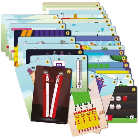Learning Resources MathLink®Cubes Numberblocks in romana - Set de activitati de la 11 - 20