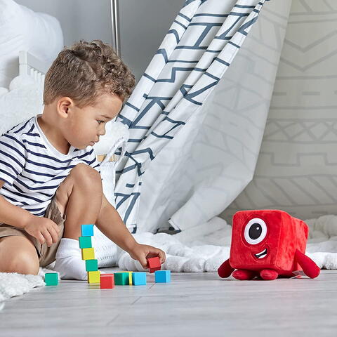 Hand2Mind Mascota din plus Numberblocks - Unu