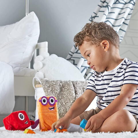 Hand2Mind Set mascote din plus Numberblocks - Unu & Doi