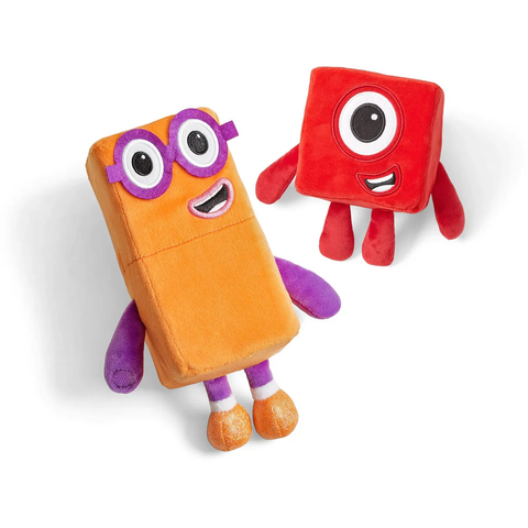 Hand2Mind Set mascote din plus Numberblocks - Unu & Doi