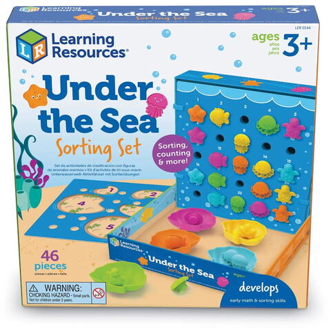 Learning Resources Set sortat si numarat - Oceanul vesel